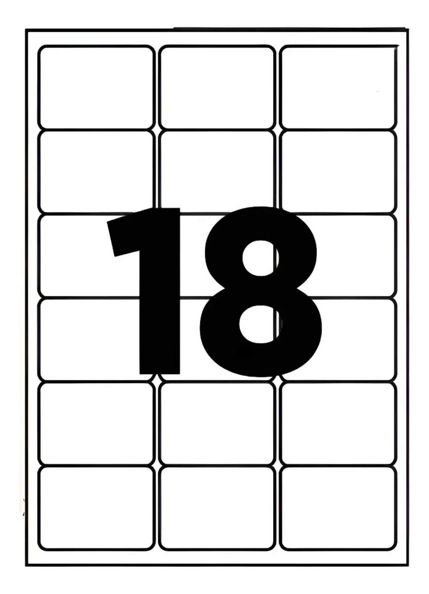ETIQUETA PIMACO A4 N18